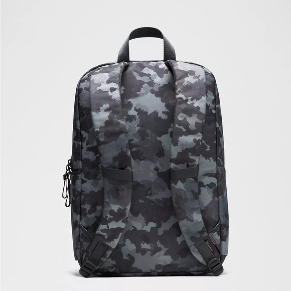 Lululemon Everywhere Backpack 22L Tech Canvas- Thawed Camo Grey Multi - Picture 3 of 4